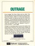 Outrage Back Cover