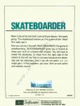 Skateboarder Back Cover