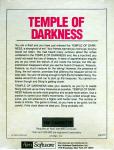 Temple of Darkness Back Cover