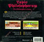 Lapis Philosophorum: The Philosopher's Stone Back Cover