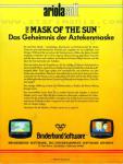 The Mask Of The Sun Back Cover