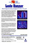 Lode Runner Back Cover