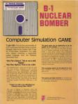 B-1 Nuclear Bomber Back Cover