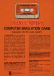 Planet Miners Back Cover