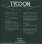 Tycoon Back Cover