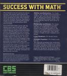 Success With Math: Multiplication And Division Back Cover