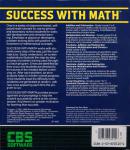 Success With Math: Addition And Subtraction Back Cover