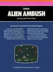 Alien Ambush Back Cover