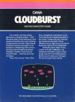 Cloudburst Back Cover