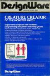 Creature Creator Back Cover