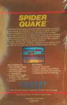 Spider Quake Back Cover