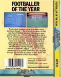 Footballer of the Year Back Cover