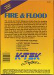 Fire and Flood Back Cover