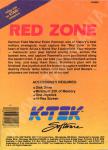 Red Zone Back Cover