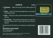 Blackjack Back Cover