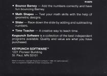 Fun in Numbers Back Cover