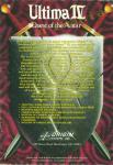 Ultima IV Back Cover