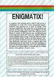 Enigmatix! Back Cover