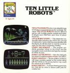 Ten Little Robots Back Cover