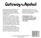 Gateway to Apshai Back Cover