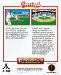 Baseball Heroes Back Cover