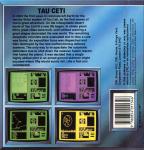 Tau Ceti Back Cover