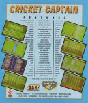 Cricket Captain 1.5 Back Cover