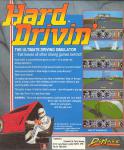 Hard Drivin' Back Cover