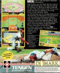 RBI Baseball II Back Cover