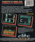 Ghosts 'N Goblins Back Cover