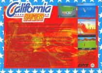 California Games Back Cover