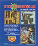 Rick Dangerous Back Cover