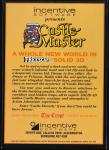 Castle Master/Castle Master II: The Crypt Back Cover