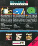 Billiards II Simulator Back Cover