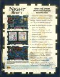 Night Shift Back Cover