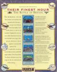 Their Finest Hour: The Battle of Britain Back Cover