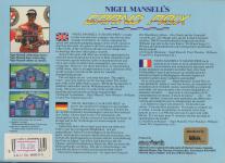 Nigel Mansell's Grand Prix Back Cover