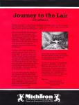 Journey to the Lair Back Cover