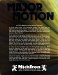 Major Motion Back Cover