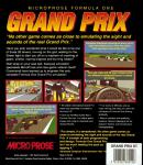 Formula One Grand Prix 1.02 Back Cover