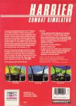 Harrier Combat Simulator Back Cover