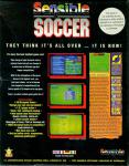 Sensible Soccer European Champions: 1992/3 Season Edition 1.1 Back Cover