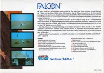 Falcon: The F-16 Fighter Simulation Back Cover