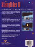 Starglider II Back Cover