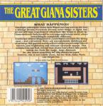 The Great Giana Sisters Back Cover