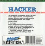 Hacker Back Cover