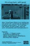 Alien Thing: Expert Edition Back Cover