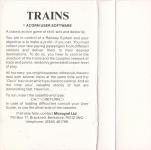 Trains Back Cover