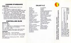 Starquake Back Cover