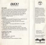 Duck Back Cover